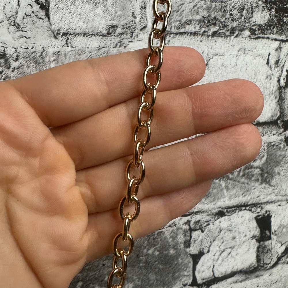 EUC Elegant Tan and Brown Women's Handbag with Gold Shoulder Chain Attachment - Picture 9 of 16